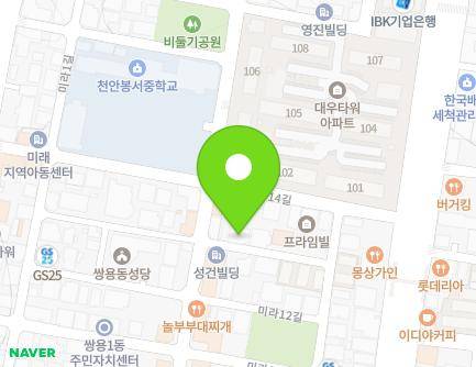 17 Mira 13-gil, Seobuk-gu, Cheonan-si, Chungcheongnam-do, Republic of Korea Map