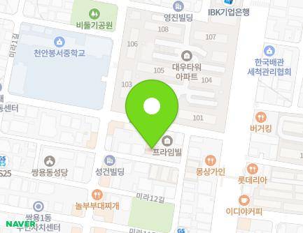 21 Mira 13-gil, Seobuk-gu, Cheonan-si, Chungcheongnam-do, Republic of Korea Map
