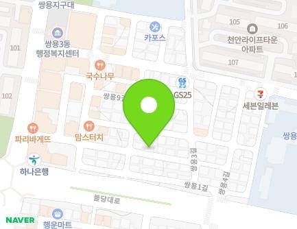 17 Ssangyong 7-gil, Seobuk-gu, Cheonan-si, Chungcheongnam-do, Republic of Korea Map