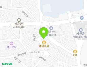 1-3 Seomun 3-gil, Taean-eup, Taean-gun, Chungcheongnam-do, Republic of Korea 1-3 Seomun 3-gil, Taean-eup, Taean-gun, Chungcheongnam-do, Republic of Korea Map