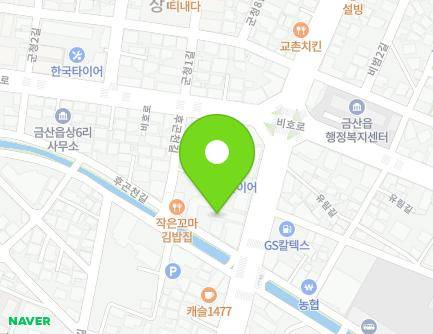 1485 Geumsan-ro, Geumsan-eup, Geumsan-gun, Chungcheongnam-do, Republic of Korea Map