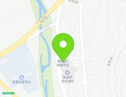 25 Gwangdeok-gil, Mungwang-myeon, Goesan-gun, Chungcheongbuk-do, Republic of Korea Map