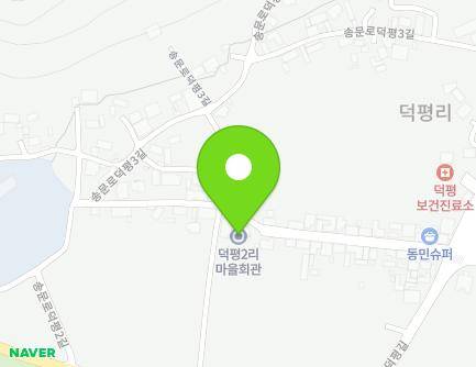 17-1 Songmun-ro deokpyeong 2-gil, Cheongcheon-myeon, Goesan-gun, Chungcheongbuk-do, Republic of Korea Map