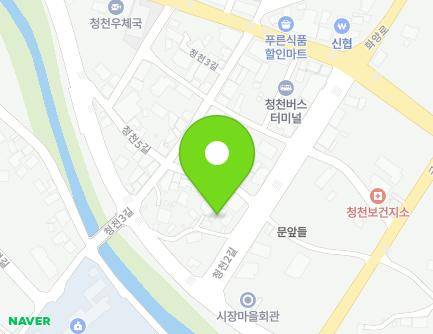 20 Cheongcheon 2-gil, Cheongcheon-myeon, Goesan-gun, Chungcheongbuk-do, Republic of Korea Map