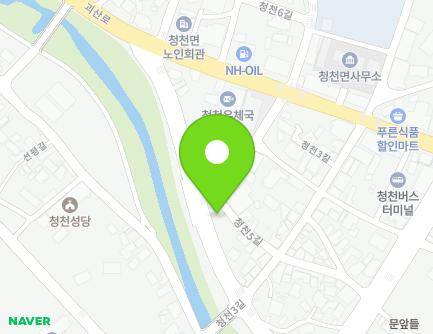 18 Cheongcheon 5-gil, Cheongcheon-myeon, Goesan-gun, Chungcheongbuk-do, Republic of Korea Map