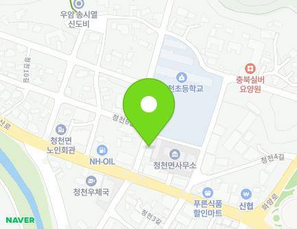 6-2 Cheongcheon 6-gil, Cheongcheon-myeon, Goesan-gun, Chungcheongbuk-do, Republic of Korea Map