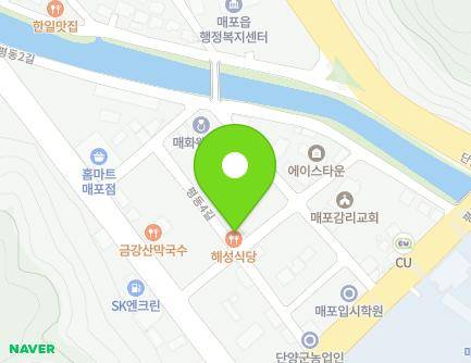 12 Pyeongdong 4-gil, Maepo-eup, Danyang-gun, Chungcheongbuk-do, Republic of Korea Map