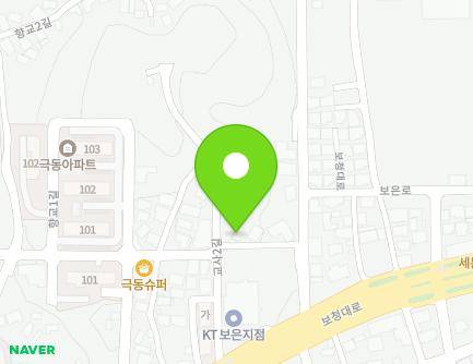 14 Gyosa 2-gil, Boeun-eup, Boeun-gun, Chungcheongbuk-do, Republic of Korea Map