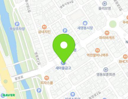 20-1 Jungang-ro, Yeongdong-eup, Yeongdong-gun, Chungcheongbuk-do, Republic of Korea Map