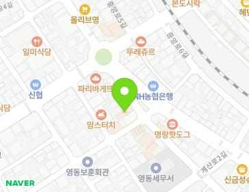 10 Jungang-ro 4-gil, Yeongdong-eup, Yeongdong-gun, Chungcheongbuk-do, Republic of Korea 10 Jungang-ro 4-gil, Yeongdong-eup, Yeongdong-gun, Chungcheongbuk-do, Republic of Korea Map