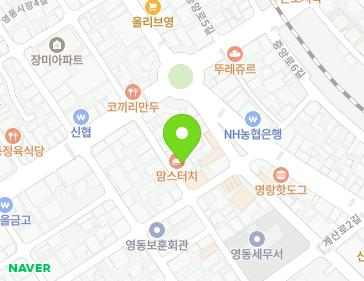 7 Jungang-ro 3-gil, Yeongdong-eup, Yeongdong-gun, Chungcheongbuk-do, Republic of Korea 7 Jungang-ro 3-gil, Yeongdong-eup, Yeongdong-gun, Chungcheongbuk-do, Republic of Korea Map