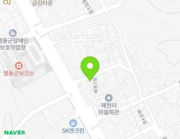 6 Maecheon 3-gil, Yeongdong-eup, Yeongdong-gun, Chungcheongbuk-do, Republic of Korea 6 Maecheon 3-gil, Yeongdong-eup, Yeongdong-gun, Chungcheongbuk-do, Republic of Korea Map