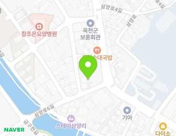 5-25 Samyang-ro 5-gil, Okcheon-eup, Okcheon-gun, Chungcheongbuk-do, Republic of Korea 5-25 Samyang-ro 5-gil, Okcheon-eup, Okcheon-gun, Chungcheongbuk-do, Republic of Korea Map