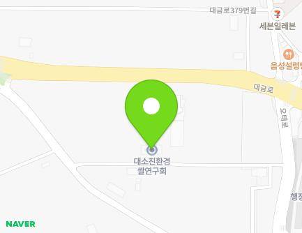 364 Daegeum-ro, Daeso-myeon, Eumseong-gun, Chungcheongbuk-do, Republic of Korea Map