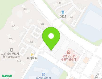 58 Hagye-ro, Maengdong-myeon, Eumseong-gun, Chungcheongbuk-do, Republic of Korea Map