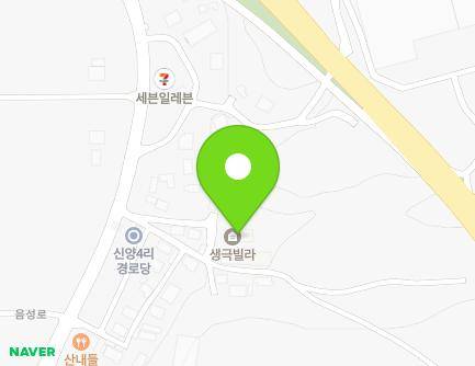 9 Eumseong-ro 1802beon-gil, Saenggeuk-myeon, Eumseong-gun, Chungcheongbuk-do, Republic of Korea Map