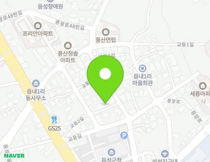 5 Gyodong 3-gil, Eumseong-eup, Eumseong-gun, Chungcheongbuk-do, Republic of Korea Map