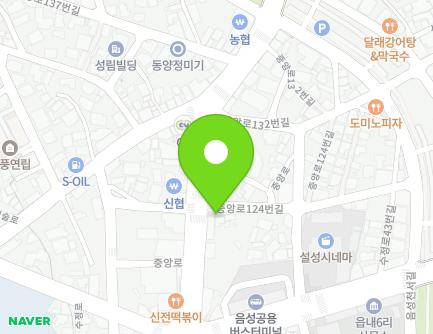 122 Jungang-ro, Eumseong-eup, Eumseong-gun, Chungcheongbuk-do, Republic of Korea Map