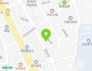 19 Munhwa 2-gil, Eumseong-eup, Eumseong-gun, Chungcheongbuk-do, Republic of Korea 19 Munhwa 2-gil, Eumseong-eup, Eumseong-gun, Chungcheongbuk-do, Republic of Korea Map