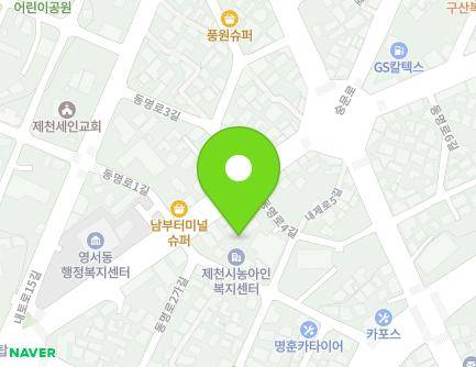 24-2 Dongmyeong-ro, Jecheon-si, Chungcheongbuk-do, Republic of Korea Map