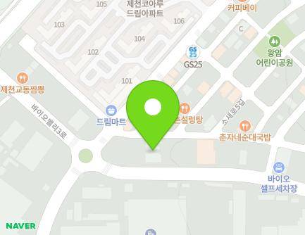 29 Baiobaelli 3-ro, Jecheon-si, Chungcheongbuk-do, Republic of Korea Map