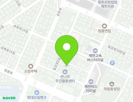 4 Chilseong-ro 8na-gil, Jecheon-si, Chungcheongbuk-do, Republic of Korea Map