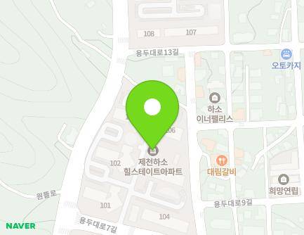 36 Yongdu-daero 7-gil, Jecheon-si, Chungcheongbuk-do, Republic of Korea Map