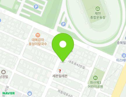26 Naeto-ro 43an-gil, Jecheon-si, Chungcheongbuk-do, Republic of Korea Map