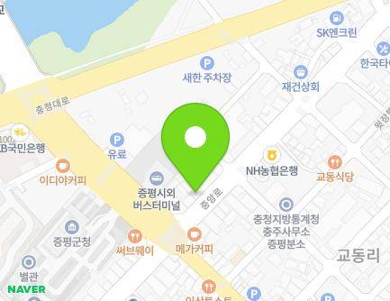 227 Jungang-ro, Jeungpyeong-eup, Jeungpyeong-gun, Chungcheongbuk-do, Republic of Korea Map