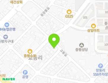 30 Gyodong-gil, Jeungpyeong-eup, Jeungpyeong-gun, Chungcheongbuk-do, Republic of Korea 30 Gyodong-gil, Jeungpyeong-eup, Jeungpyeong-gun, Chungcheongbuk-do, Republic of Korea Map