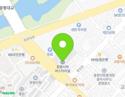 89 Gwangjang-ro, Jeungpyeong-eup, Jeungpyeong-gun, Chungcheongbuk-do, Republic of Korea Map