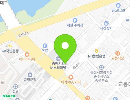 91 Gwangjang-ro, Jeungpyeong-eup, Jeungpyeong-gun, Chungcheongbuk-do, Republic of Korea Map