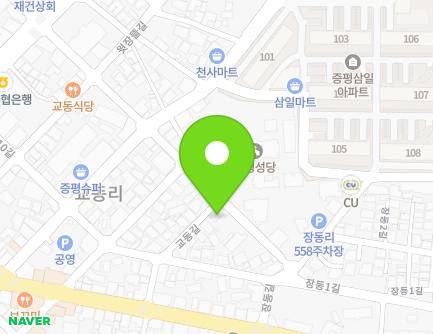 38 Gyodong-gil, Jeungpyeong-eup, Jeungpyeong-gun, Chungcheongbuk-do, Republic of Korea Map