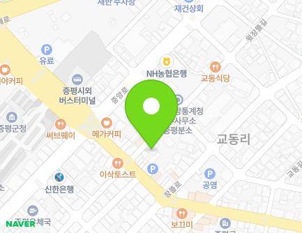 62 Witjangtteul-gil, Jeungpyeong-eup, Jeungpyeong-gun, Chungcheongbuk-do, Republic of Korea Map