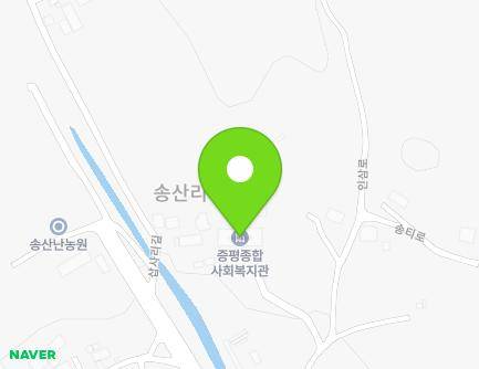 76-23 Songti-ro, Jeungpyeong-eup, Jeungpyeong-gun, Chungcheongbuk-do, Republic of Korea Map