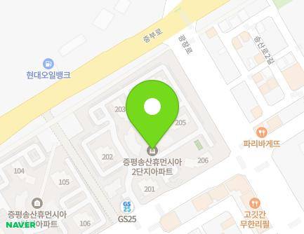 53 Songsan-ro, Jeungpyeong-eup, Jeungpyeong-gun, Chungcheongbuk-do, Republic of Korea Map