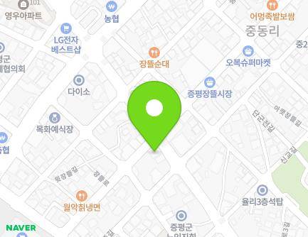 54 Yeokjeon-ro, Jeungpyeong-eup, Jeungpyeong-gun, Chungcheongbuk-do, Republic of Korea Map