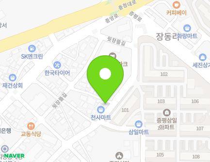 103 Jangtteul-ro, Jeungpyeong-eup, Jeungpyeong-gun, Chungcheongbuk-do, Republic of Korea Map