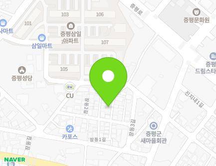 11-5 Jangdong 2-gil, Jeungpyeong-eup, Jeungpyeong-gun, Chungcheongbuk-do, Republic of Korea Map