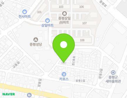1 Jangdong 2-gil, Jeungpyeong-eup, Jeungpyeong-gun, Chungcheongbuk-do, Republic of Korea Map