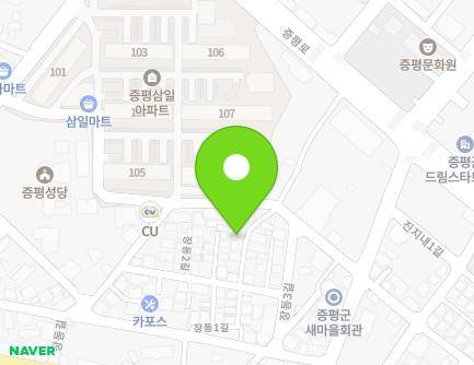 11-9 Jangdong 2-gil, Jeungpyeong-eup, Jeungpyeong-gun, Chungcheongbuk-do, Republic of Korea Map