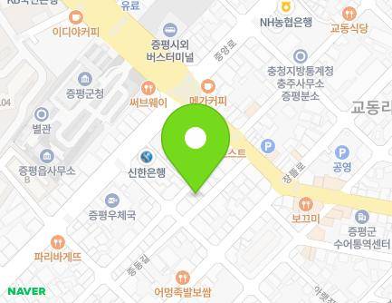 13 Jungdong-gil, Jeungpyeong-eup, Jeungpyeong-gun, Chungcheongbuk-do, Republic of Korea Map