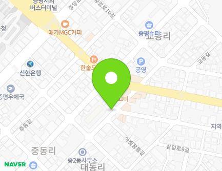 53-1 Araetjangtteul-gil, Jeungpyeong-eup, Jeungpyeong-gun, Chungcheongbuk-do, Republic of Korea Map