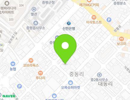 2-1 Jungdong-gil, Jeungpyeong-eup, Jeungpyeong-gun, Chungcheongbuk-do, Republic of Korea Map