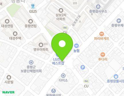 34-1 Yeokjeon-ro, Jeungpyeong-eup, Jeungpyeong-gun, Chungcheongbuk-do, Republic of Korea Map