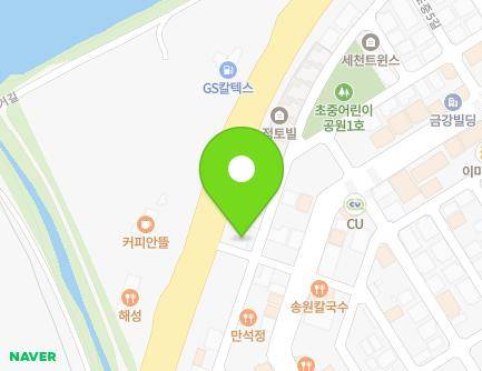 51 Chojung 1-gil, Jeungpyeong-eup, Jeungpyeong-gun, Chungcheongbuk-do, Republic of Korea Map