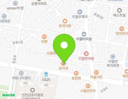 9-3 Songnim 2-gil, Iwol-myeon, Jincheon-gun, Chungcheongbuk-do, Republic of Korea Map