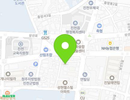 50-7 Namsan-gil, Jincheon-eup, Jincheon-gun, Chungcheongbuk-do, Republic of Korea Map