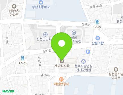 18 Namsan 4-gil, Jincheon-eup, Jincheon-gun, Chungcheongbuk-do, Republic of Korea Map