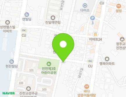 23 Namsan 6-gil, Jincheon-eup, Jincheon-gun, Chungcheongbuk-do, Republic of Korea Map